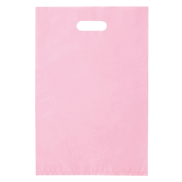 【まとめ買い10個セット品】 ポリ袋ハード型 カラー ピンク 50×60 500枚【店舗什器 小物 ディスプレー ギフト ラッピング 包装紙 袋 消耗品 店舗備品】