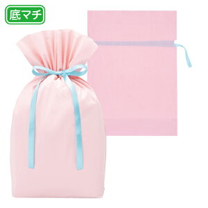【まとめ買い10個セット品】梨地リボン付ギフトバッグ24cmパステルピンク 20枚 61-549-42-2 【 ラッピング用品 ギフトバッグ リボン付きタイプ 梨地リボン付きギフトバッグ パステルピンク 】