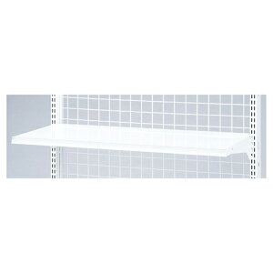 スチール棚セット 3段可変式 KS/KZホワイト用 W60cmタイプ D60cm 61-541-36-10 【メーカー直送/代金引換決済不可】【店舗什器 パネル 壁面 店舗備品 仕切 棚】