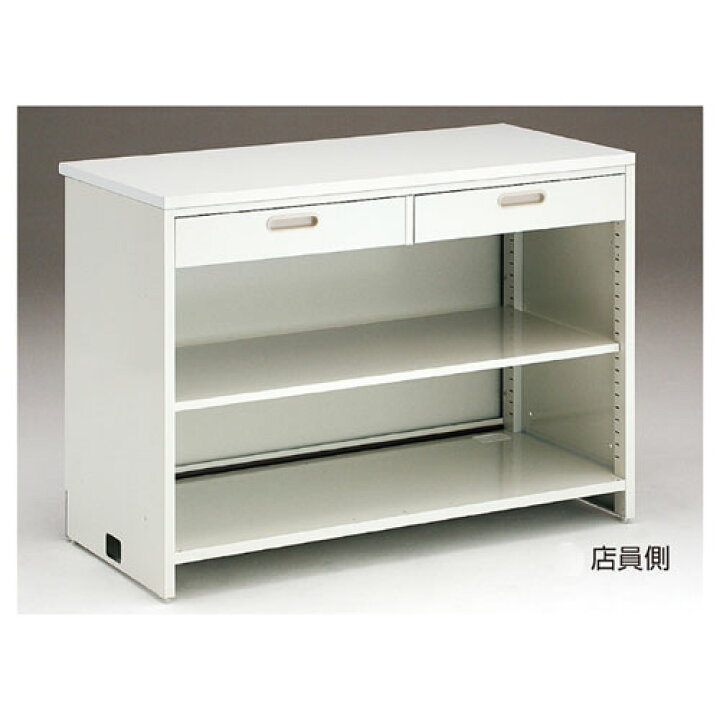 楽天市場】スチール製カウンター ノーマル・引き出しタイプ W120cm 61 