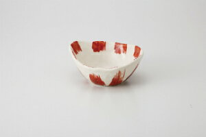 和食器 赤荒十草 変形深鉢 37K101-06 まごころ第37集 【卸問屋名調 おしゃれ 食器 テーブルウェア 業務用 居酒屋 レストラン 喫茶店 ホテル 家庭用】