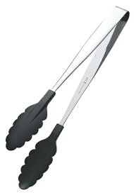 マラソン期間限定！＼エントリーでポイント5倍!／18-0　抗菌耐熱カラートング　大　オレンジ 全長:300mm