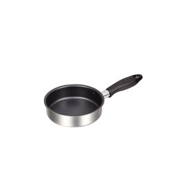 パール金属 コンパクト 2層鋼ふっ素加工フライパン14cm