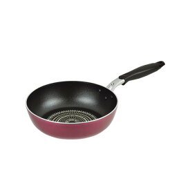 パール金属 メガストーンコーティング IH対応深型フライパン24cm【フライパン いため鍋 炒め鍋 IH対応 深型 コーティング 調理器具 キッチン用品 キズに強い 汚れに強い 焦げ付きにくい 丈夫 長持ち 衛生的 お手入れ簡単 家庭用】