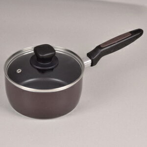 パール金属 ニューチャコ ふっ素加工 Ih対応 ガラス蓋付 片手鍋 16cm Hb 1667 鍋 価格比較 価格 Com