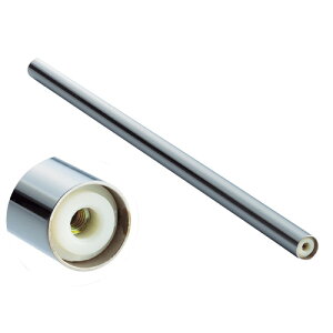 【まとめ買い10個セット品】丸バー(φ25.4mm)両端ナット付き W88.5cm 61-41-10-2 【 店舗什器 パネル ディスプレー 棚 店舗備品 】