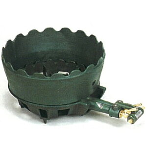 二重羽根付・種火付 上置セット ガスコンロ TS-210HPU 都市ガス(12A・13A)【業務用 1口 ガス用コンロ 都市ガス用コンロ 鋳物コンロ 鋳物ガスコンロ コンパクトガスコンロ 販売店】