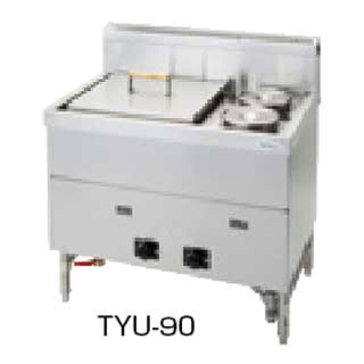 楽天市場】タニコー 湯がき槽付湯煎器 TYU-90 都市ガス【 麺湯煎機 