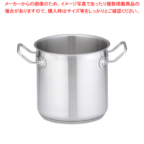 【まとめ買い10個セット品】TKG PRO(プロ)寸胴鍋(蓋無) 18cm