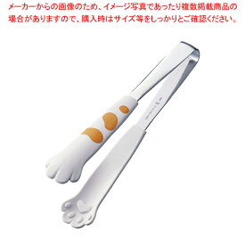 卓上トング きゃっちだにゃん たま 白【 ステンレストング ステンレス トング 可愛い 調理器具 トング おしゃれなキッチン雑貨 調理用トング】