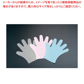 【まとめ買い10個セット品】ダンロップポリエチレン手袋(100枚入) PD-110 ブルー M