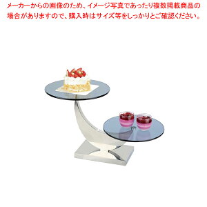 KINGO2段ケーキディスプレイスタンド 【メーカー直送/代引不可 人気 おすすめ 業務用 販売 楽天 通販】