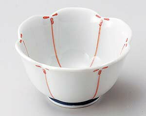 【まとめ買い10個セット品】和食器 ロ074-028 赤梅割小鉢(小)【キャンセル/返品不可】