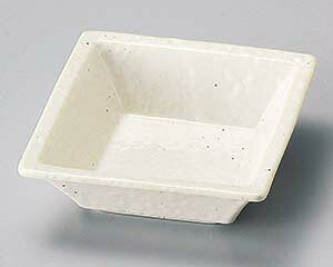 【まとめ買い10個セット品】和食器 ホ101-268 粉引松花堂角鉢【キャンセル/返品不可】
