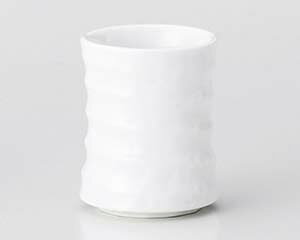 【まとめ買い10個セット品】和食器 タ378-148 白磁ろくべ長湯呑大【キャンセル/返品不可】