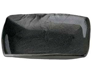 和食器 ミ186-218 黒銀河スクエア9.5皿【卸問屋名調 おしゃれ 食器 テーブルウェア 業務用 居酒屋 レストラン 喫茶店 ホテル 家庭用】