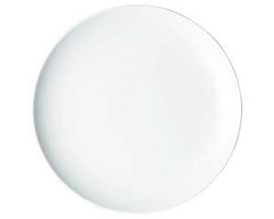 【まとめ買い10個セット品】 カ654-048 アジアン(白) 白玉渕21cm皿【キャンセル/返品不可】