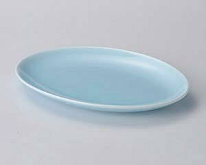 【まとめ買い10個セット品】 テ673-198 スーパー青白磁24cmプラター【キャンセル/返品不可】
