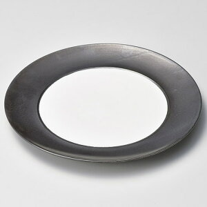 【まとめ買い10個セット品】和食器 ト178-188 鉄観音リム 7寸皿