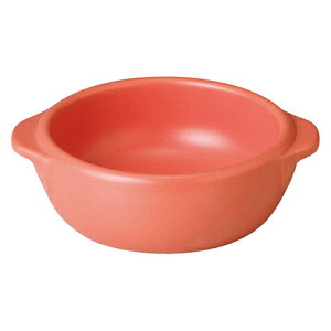 【まとめ買い10個セット品】和食器 ミ601-618 超耐熱 赤釉丸グラタン(小)