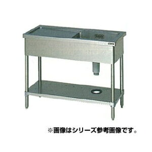 マルゼン 一槽水切シンク BG無 W1200×D600×H800〔BSM1-126LN〕 【メーカー直送/後払い決済不可】【1槽シンク 簡易 流し おすすめ 一槽流し台 業務用 ステンレスシンク キッチン ステンレス製】
