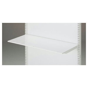 BR用薄型スチール棚セット 3段可変式 W90cmタイプ ホワイト D40cm 61-555-28-5 【メーカー直送/代金引換決済不可】【店舗什器 パネル 壁面 店舗備品 仕切 棚】