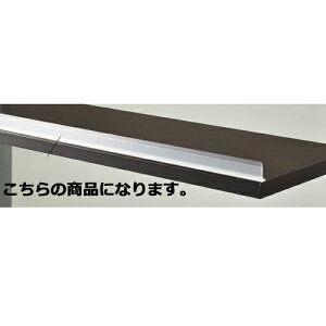 木棚/ガラス棚兼用スライドレール W120cm用 ショーカード立て付きレール 61-38-8-1 【 システム什器 システムオプション 木棚パーツ 木棚/ガラス棚兼用スライドレール W120cm用 】