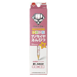 三菱鉛筆 かきかたナノダイヤえんぴつ K6902B ピンク 12本 【メイチョー】