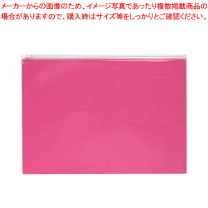 【まとめ買い10個セット品】クリヤーソフトケース ファスナー付 A4 赤 CR-CFA4-R アカ 1枚【メイチョー】