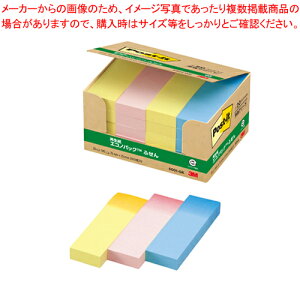 【まとめ買い10個セット品】ポストイット 再生紙エコノパック 混色 5001-GK 1箱【メイチョー】
