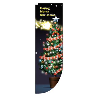 da-738002 Rフラッグ Happy Merry 特別送料無料 納期約2週間 Christmas 数量は多 受注生産品