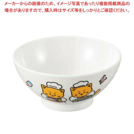 【まとめ買い10個セット品】メラミン お子様食器 こねこたい 飯椀 KO-5【メイチョー】