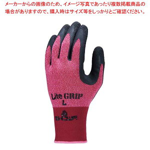 【まとめ買い10個セット品】ショーワ ライトグリップ No.341 L レッド【メイチョー】