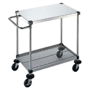 【 サイドハンドル付2段 S-6-2-B-M-9-L 】【 厨房器具 製菓道具 おしゃれ 飲食店 】【メイチョー】