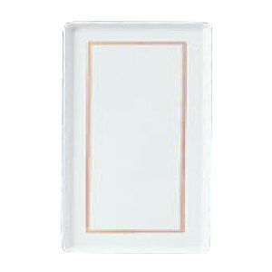 【まとめ買い10個セット品】【 波渕ケーキトレー白 金ライン 大 】【 厨房器具 製菓道具 おしゃれ 飲食店 】 【 バレンタイン 手作り 】【メイチョー】