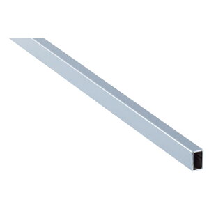 【まとめ買い10個セット品】 ミニ角バー(14×24mm角) クローム 貫通式専用 W118.4cm 61-43-6-3 【店舗什器 パネル ディスプレー 棚 店舗備品】【メイチョー】