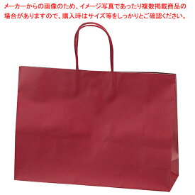 【まとめ買い10個セット品】マットバッグ ワイン 43×11×32 10枚 61-314-12-5 【手提紙袋/丸ひも/無地/コート紙/丈夫/シンプル/使いやすいデザイン/定番アイテム/選べるカラー/選べるサイズ】【メイチョー】