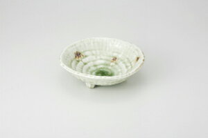 和食器 錆点灰釉 三ツ足中鉢 37K101-09 まごころ第37集 【キャンセル/返品不可】【メイチョー】