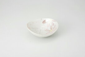 和食器 パール桃花絵 まゆ型鉢 37K040-17 まごころ第37集 【キャンセル/返品不可】【メイチョー】