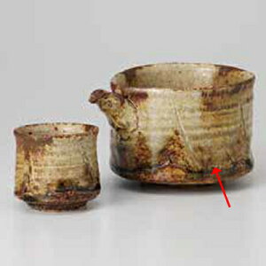 和食器 灰釉彫 片口冷酒器 37K023-03 まごころ第37集 【メイチョー】