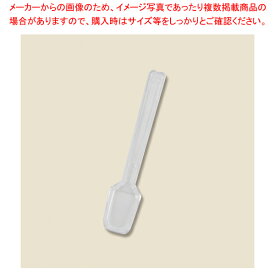 【まとめ買い10個セット品】HEIKO ヘイコープラ角スプーン 9cm 透明 バラ 1袋【メイチョー】