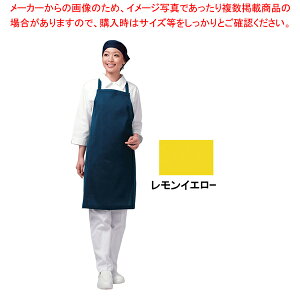 アイメッシュエプロン たすき掛けタイプ E5200 33T Lイエロー【厨房用品 調理器具 料理道具 小物 作業 白衣 ユニホーム 厨房用品 調理器具 料理道具 小物 作業 業務用】【メイチョー】
