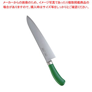 遠藤商事 / TKG PRO 抗菌カラー 牛刀 27cm グリーン【洋包丁 牛刀 肉包丁 肉屋の包丁 牛刀包丁 お勧め包丁 シェフナイフ 通販 牛刀 牛刃 シェフ包丁 肉用包丁 肉を切る包丁】【メイチョー】