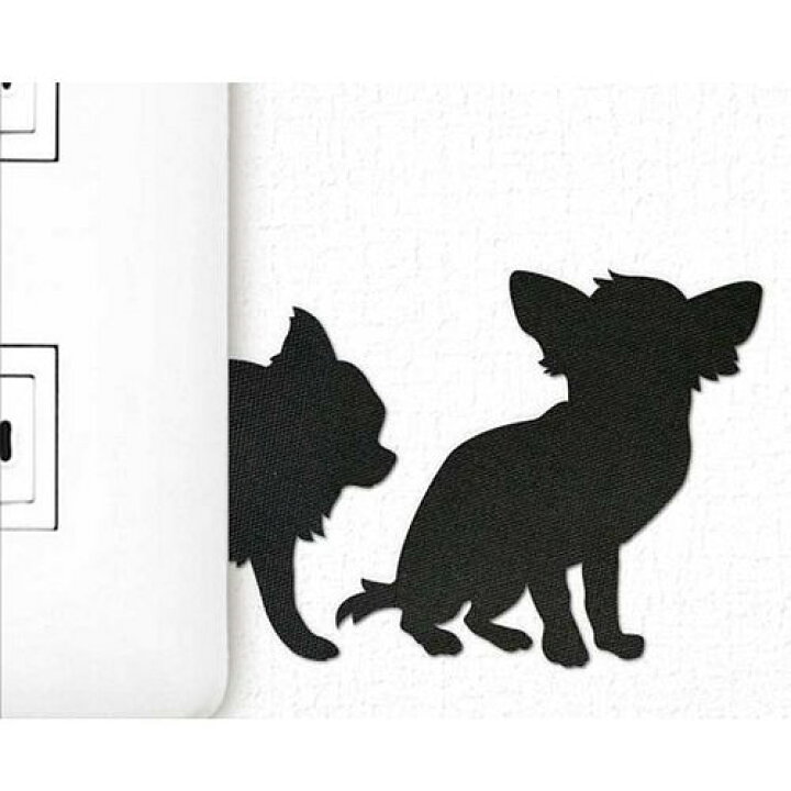 楽天市場 ウォールステッカー 壁紙シール チワワ 散歩まだ Dog Life ウォールストーリー インテリア ステッカー コンセントパネル デコレーションステッカー 子供 子供部屋 メイチョー 開業プロ メイチョー