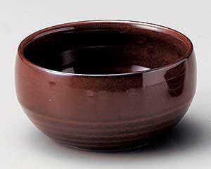 【まとめ買い10個セット品】和食器 イ081-058 アメ釉タル型小付【キャンセル/返品不可】【メイチョー】