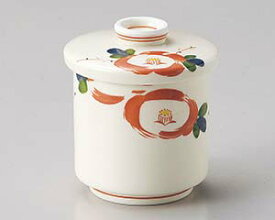 【まとめ買い10個セット品】和食器 ウ114-058 黄釉花絵むし碗【キャンセル/返品不可】【メイチョー】