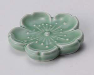 【まとめ買い10個セット品】和食器 チ290-448 新桜箸置(ヒワ)【キャンセル/返品不可】【メイチョー】