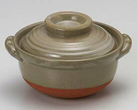 【まとめ買い10個セット品】和食器 ス405-237 京風白刷毛目ダルマ雑炊鍋【キャンセル/返品不可】【開業プロ】