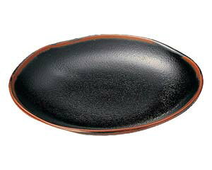 【まとめ買い10個セット品】和食器 ユ438-048 柚子天目 丸6.0皿【キャンセル/返品不可】【メイチョー】