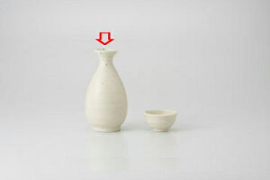 和食器 白釉 一合徳利 37Q295-39 まごころ第37集 【キャンセル/返品不可】【メイチョー】